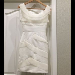 BCBG white dress size small